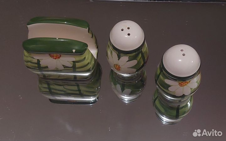 Салфетница и солонки набор