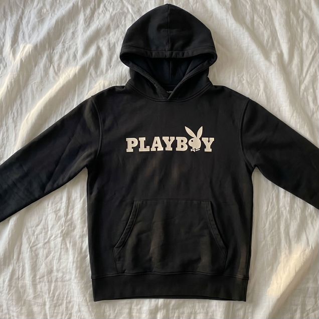Худи playboy black bassic