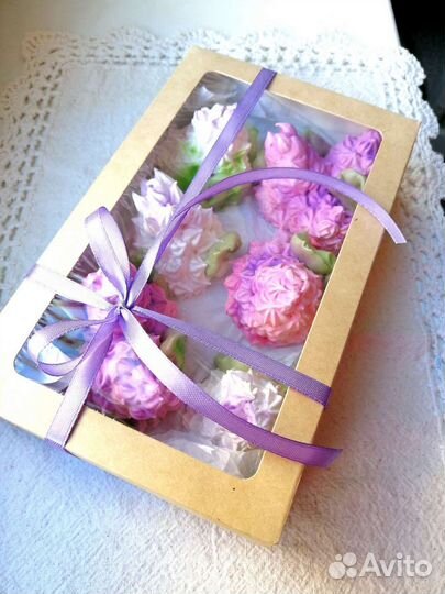 Подарок - зефирные цветы