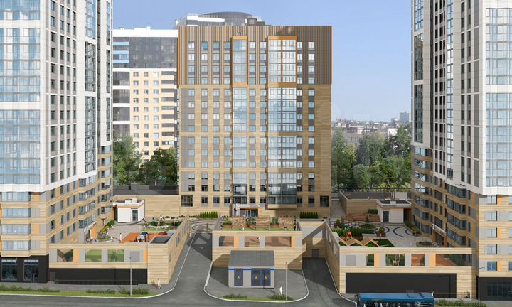 3-к. квартира, 87,5 м², 2/24 эт.