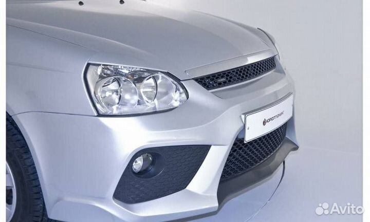 Бампер передний Юрол ring-2 на Лада Приора