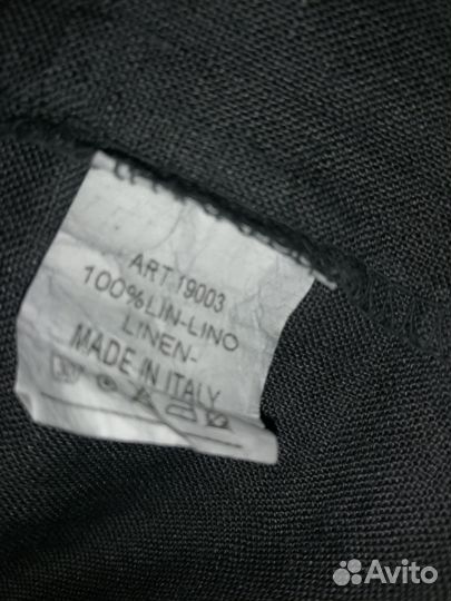 Блуза туника 100%лен Италия 54 56 новая без бирки