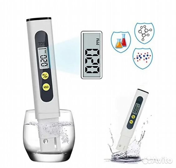 PH метр TDS метр Солемер Тестер качества воды