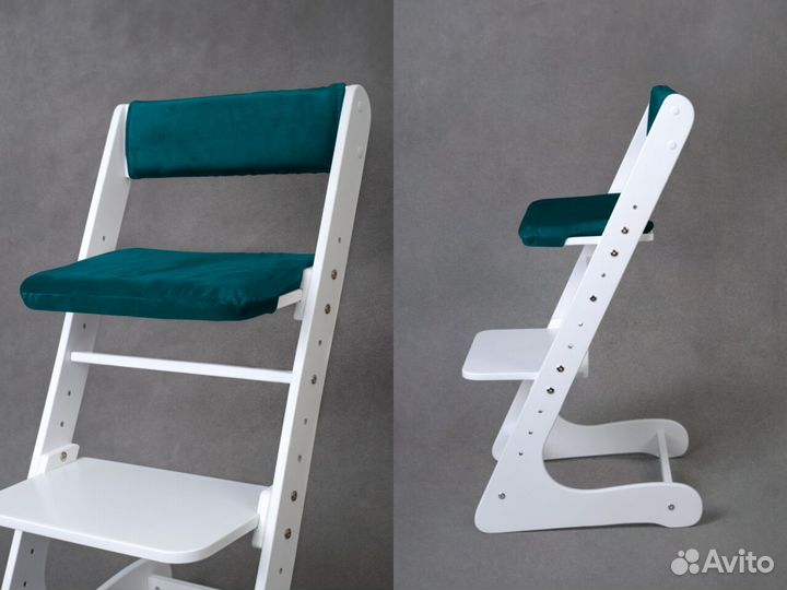 Белый растущий стул