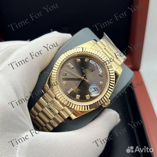 Часы мужские серые Rolex Day-Date