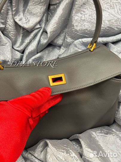 Сумка Balenciaga rodeo серая