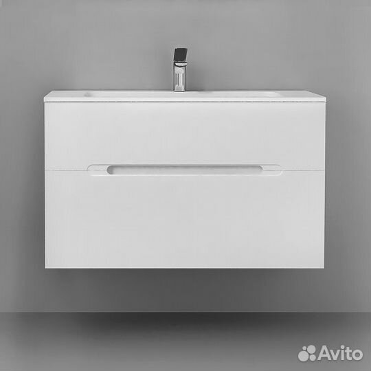 Тумба под раковину Jorno Modul 100 Mоl.01.97/P/W