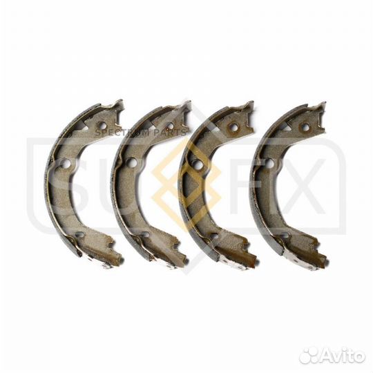 Sufix SY1029 Барабанные тормозные колодки зад прав