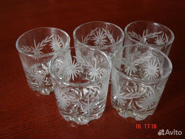 Хрустальные рюмки СССР