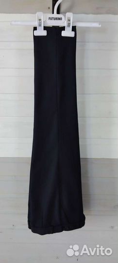 Брюки школьные синие