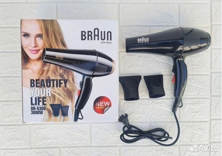 Фен/Braun/3000W/для волос