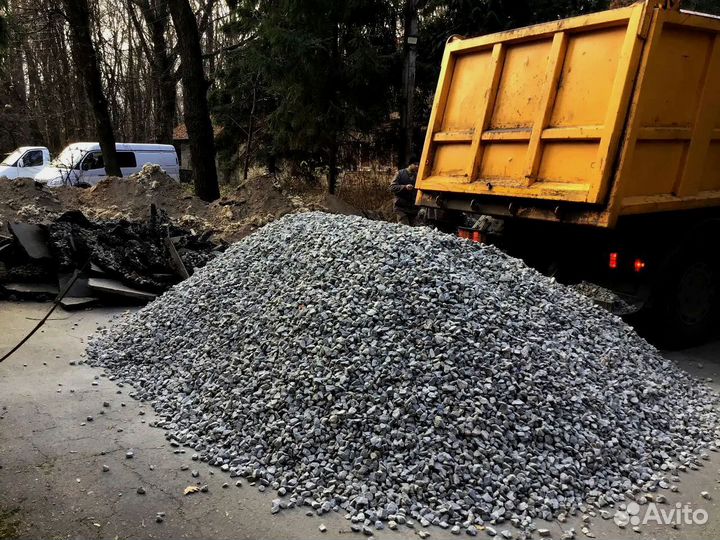 Щебень вторичный в наличии с доставкой
