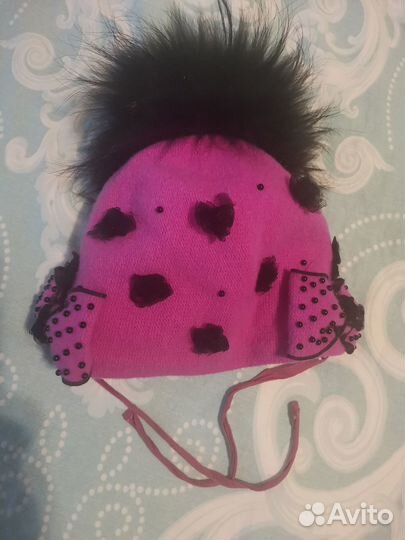 Шапка шерстяная 52-54 см