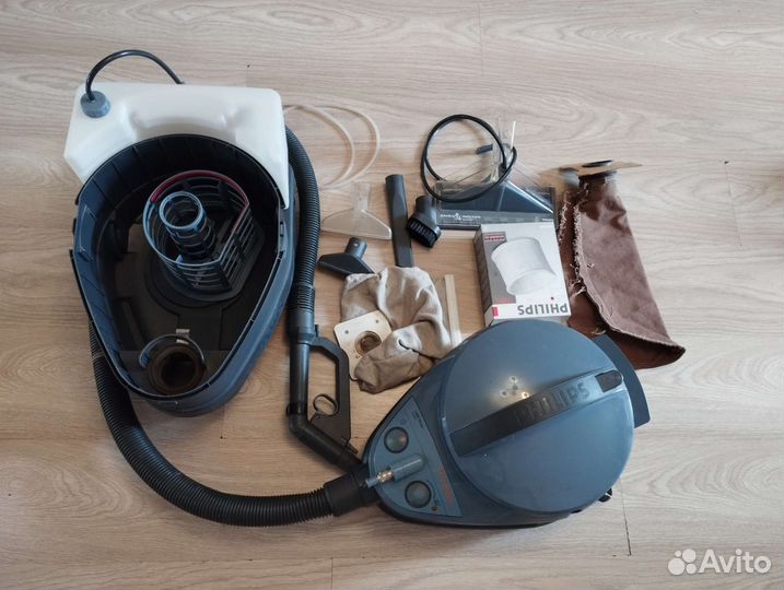 Моющий пылесос philips triathlon