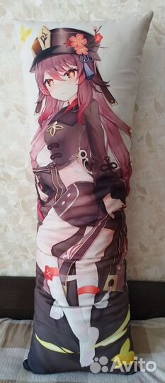 Подушка Дакимакура Ху Тао