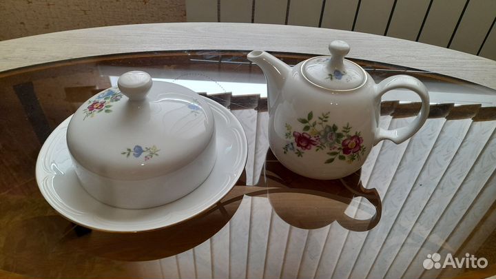 Масленка фарфор гдр