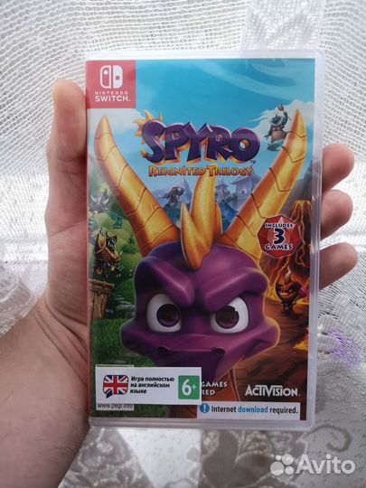 Новый Spyro Trilogy Nintendo Switch