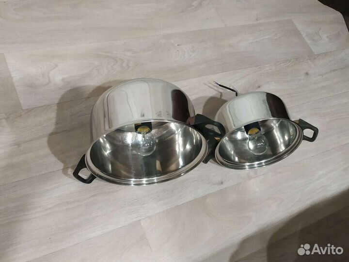 Светильник кастрюля лофт