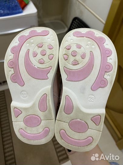 Демисезонные сапожки для девочки 22рр