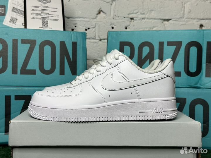 Nike Air Force 1 White (Оригинал Poizon)