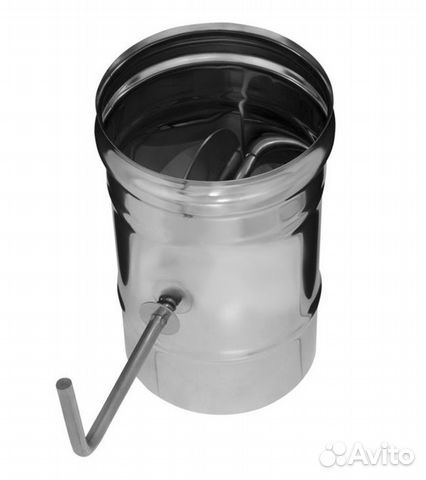 Шибер поворотный из нерж. стали