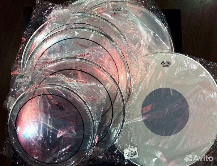 Пластики Evans, Remo, Encore, Hun, Dadi, демпферы