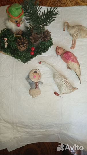 Ёлочные игрушки Папье-маше СССР и ГДР