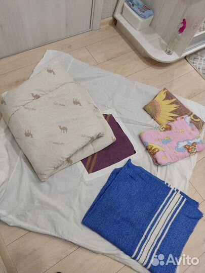 Одеяла детские 3 шт. + пододеяльники