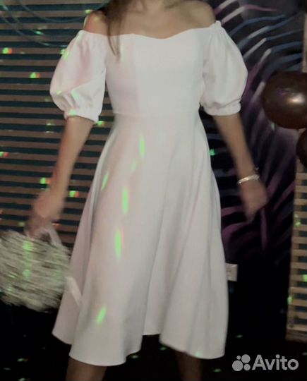 Белое платье на роспись 42, 46