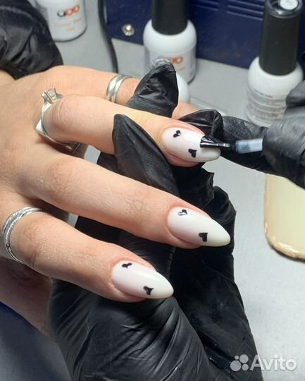 Гели для наращивания ногтей 50 гр milk