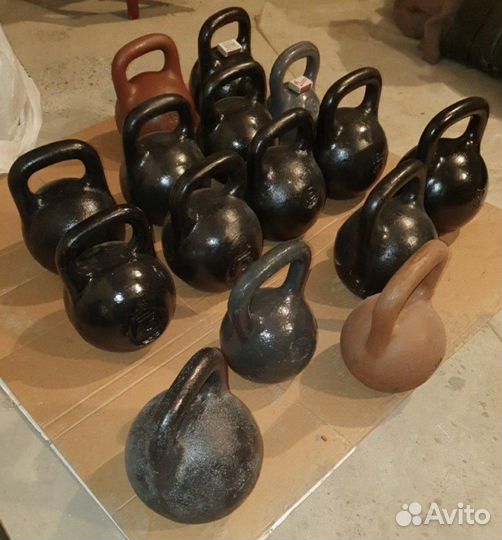 Гантели, гири, штанги состояние новых