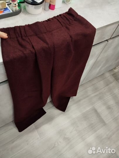 Брюки палаццо шерсть 44-46
