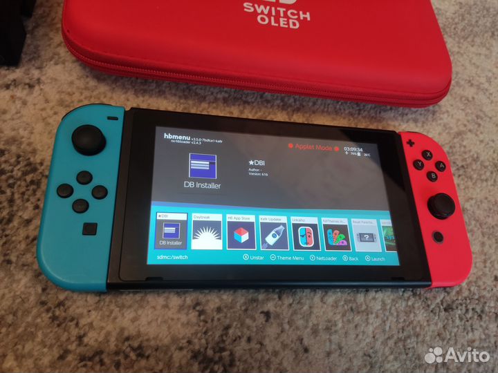 Прошитая Nintendo Switch V2 160Gb+куча игр