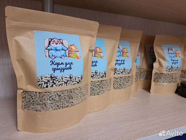 Корм для шиншилл, кроликов