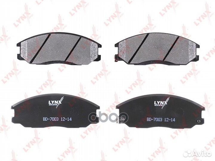 Колодки тормозные дисковые перед ssangyong