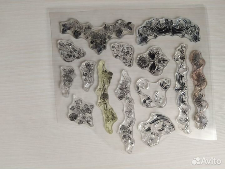 Силиконовые штампы для скрапбукинга