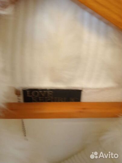 Вязаное пальто кардиган love republic