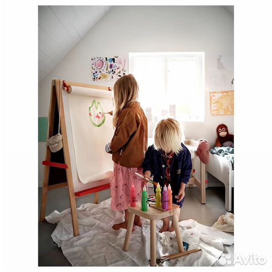Мольберт детский IKEA mala доска подарок для детей