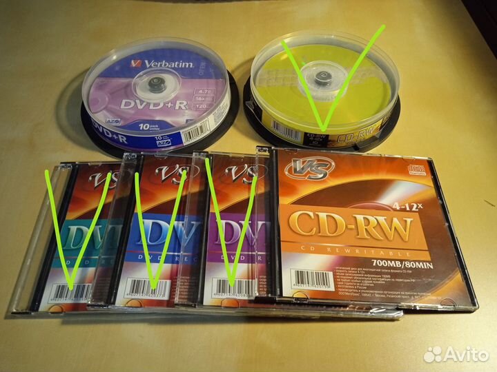 Новые пустые CD-диски