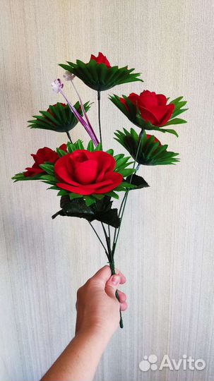 Розы искусственные