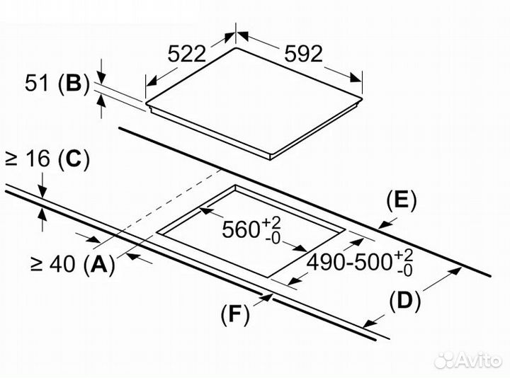 Варочная поверхность bosch PIF612BB1E