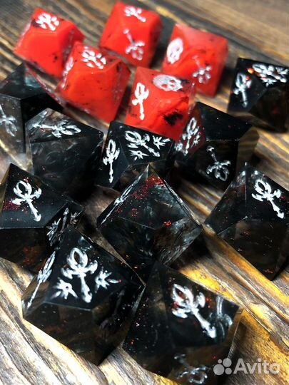 Кубики, дайсы ручной работы для VTM, втм 