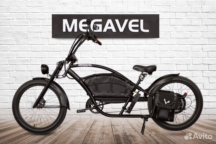 Велочоппер электрочоппер, кастом велосипед Megavel