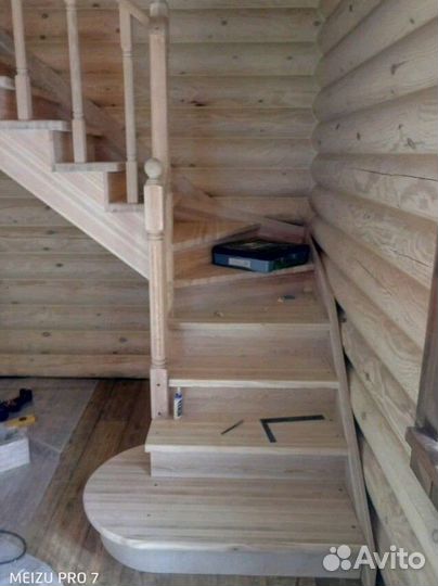 Лестницы деревянные