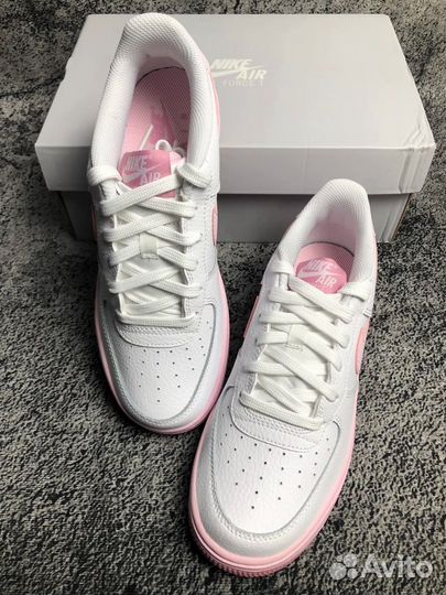 Кроссовки Nike Air force pink Bottom оригинал