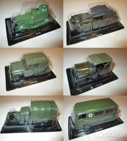 Модели Военные автомобили 1-43