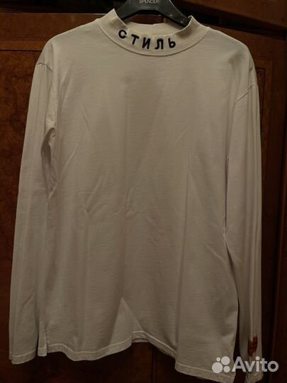 Лонгслив off white heron preston