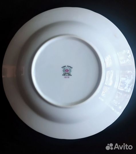 Тарелка японская винтажная суповая