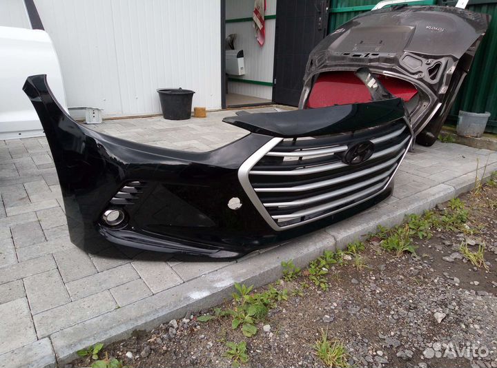Hyundai elantra хендай передний бампер