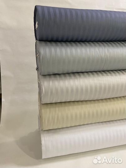 Ткань сатин-страйп Турция